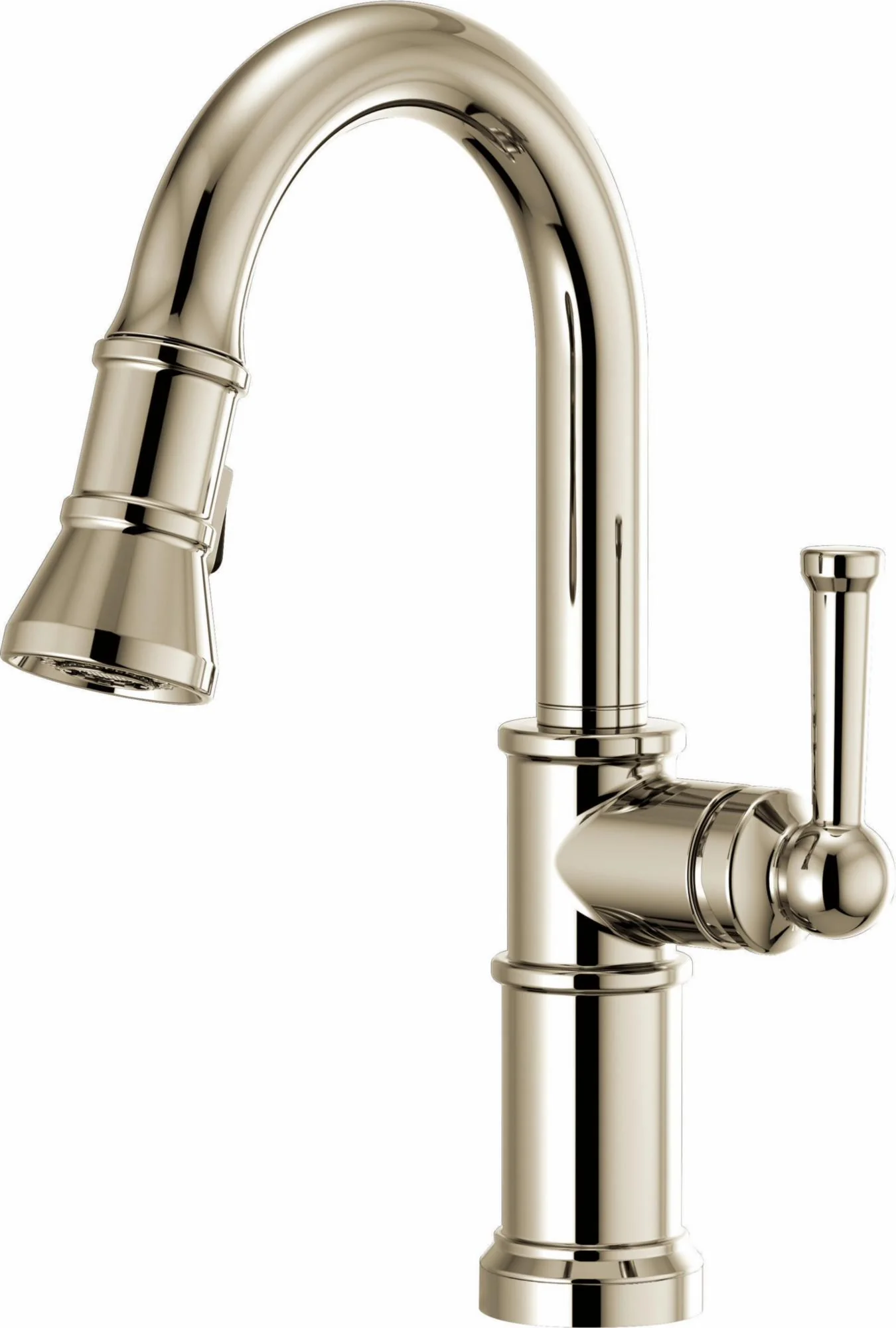 Artesso Bar/Prep Faucet with Pulldown Spray - Polished Nickel 63925LF-PN Brizo