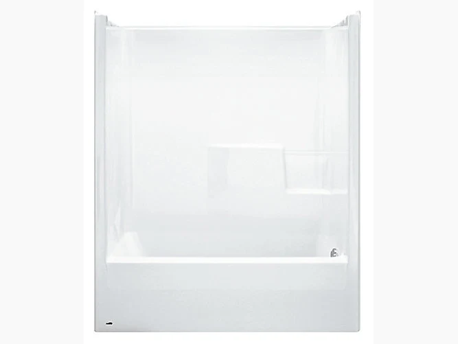 Bathcove 60" x 32-3/8" Tub and Shower with RH Drain - White PA32-0 Hytec