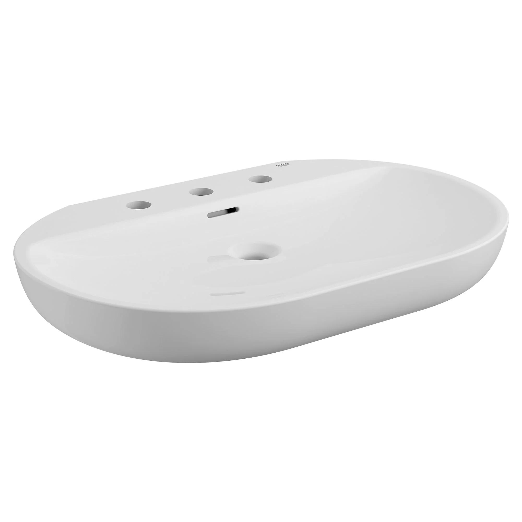 Essence Widespread Wall Mount Bathroom Sink - Alpine White 39668000 Grohe