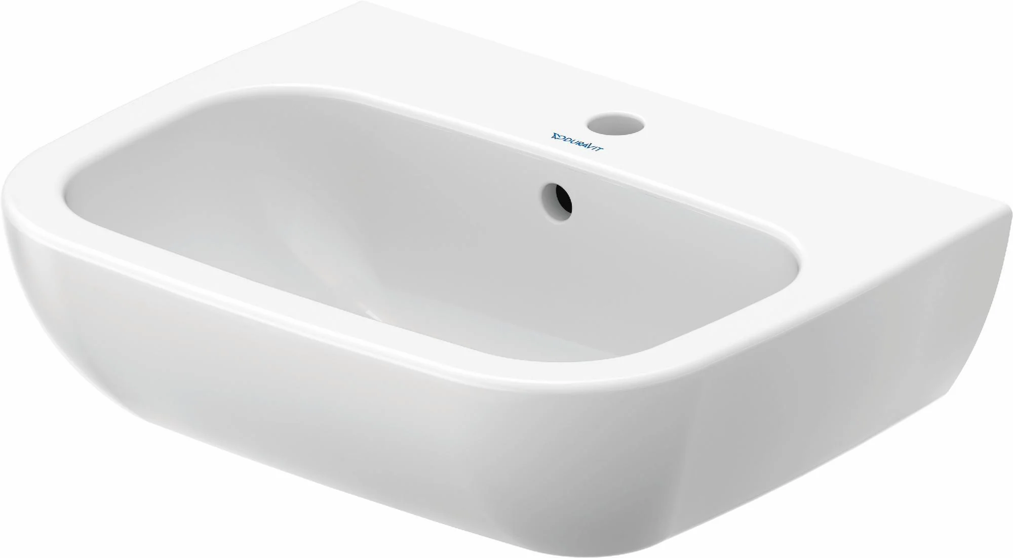 D-Code Single Hole Wall Mount Bathroom Washbasin - White 23105500002 Duravit