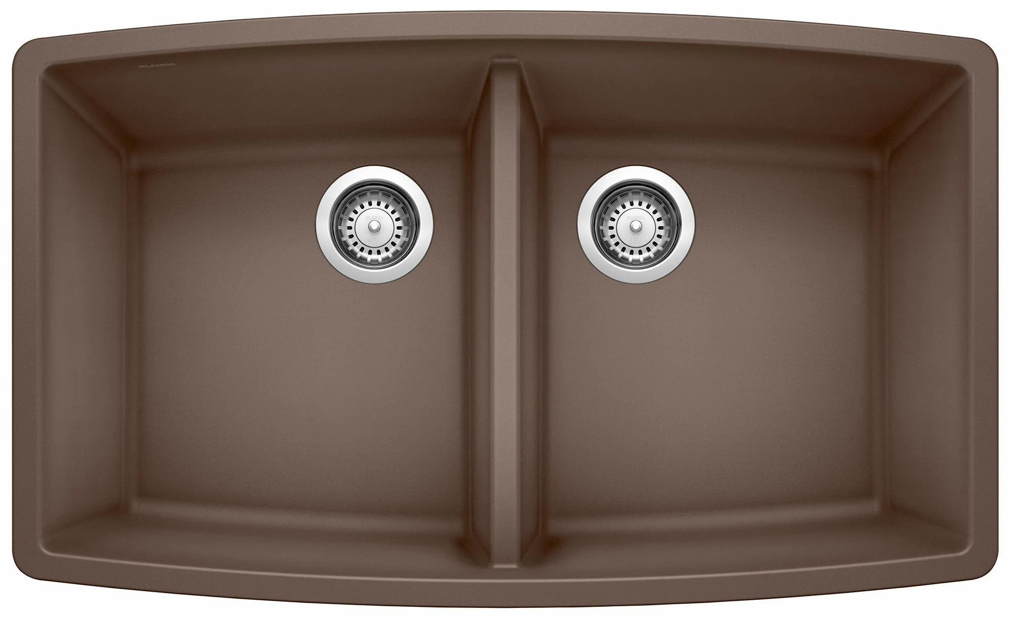 Performa U 2 Bowl Undermount Silgranit Sink - Cafe 400475 Blanco