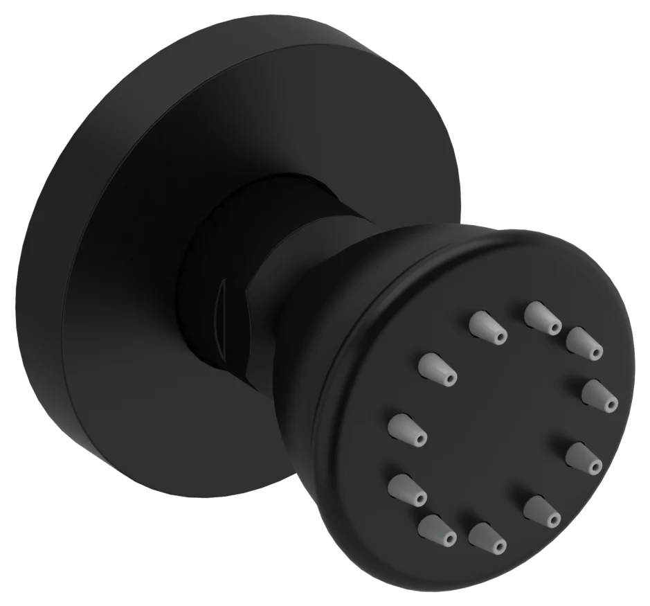 1-Function Round Body Spray - Black 390BK RIOBEL