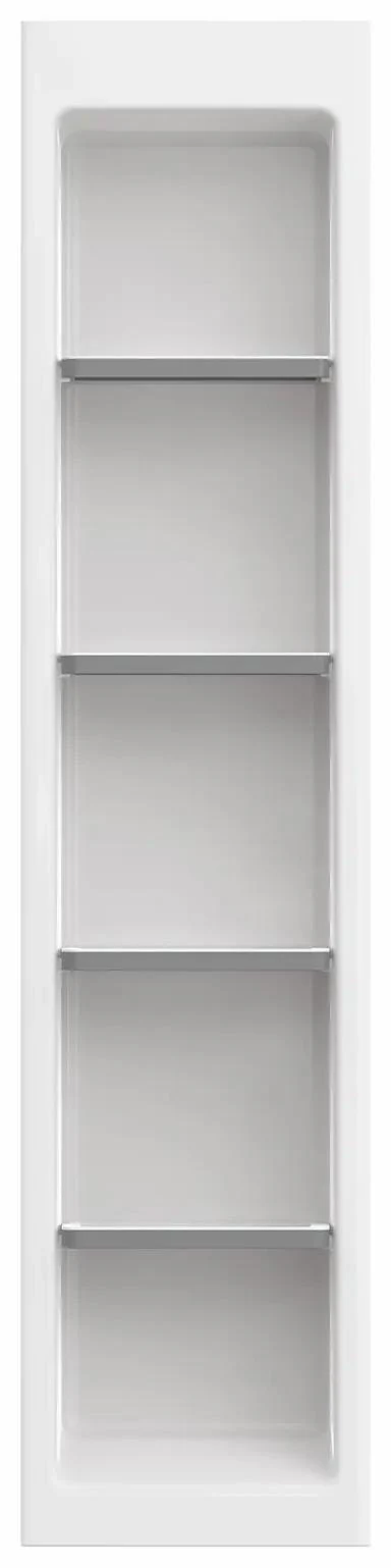 Aspirations 15" x 65" In-Wall Customizable Shelving Unit - White 7192000.020 American Standard