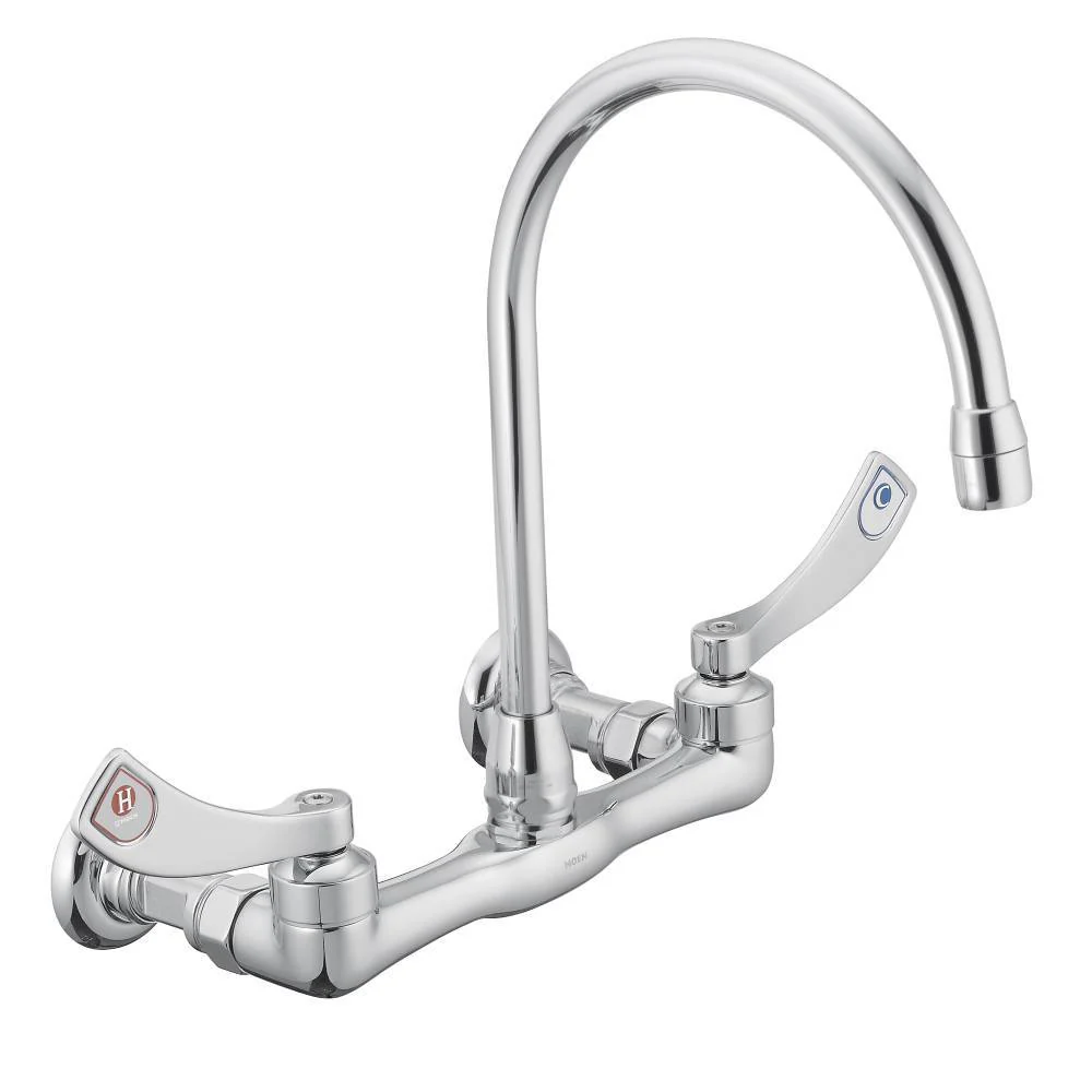 M-Dura Wall Mount Utility Faucet - Chrome 8126 Moen