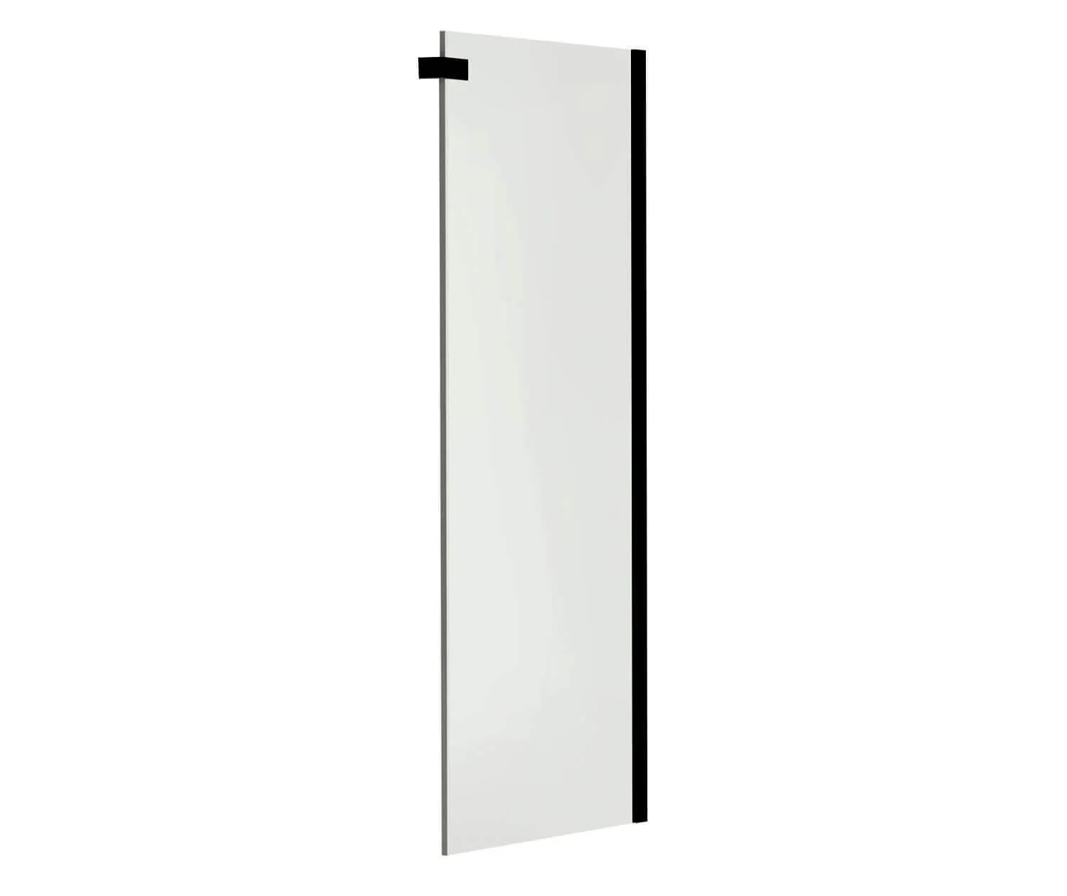Halo 36" Return Panel - Matte Black/Clear 139396-900-340-000 Maax