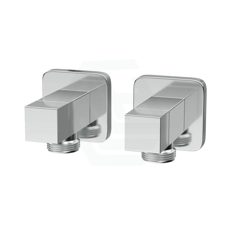 Laundry Square 1/4 Turn Washing Machine Stop Tap Pair